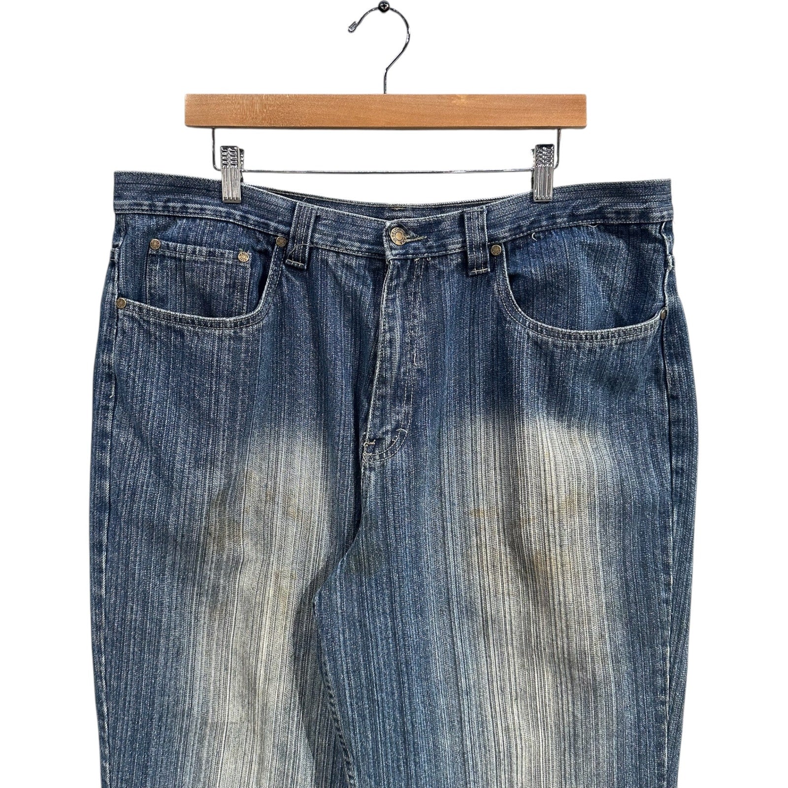 Vintage 30 Bellow Straight Leg Denim Jeans 38x34