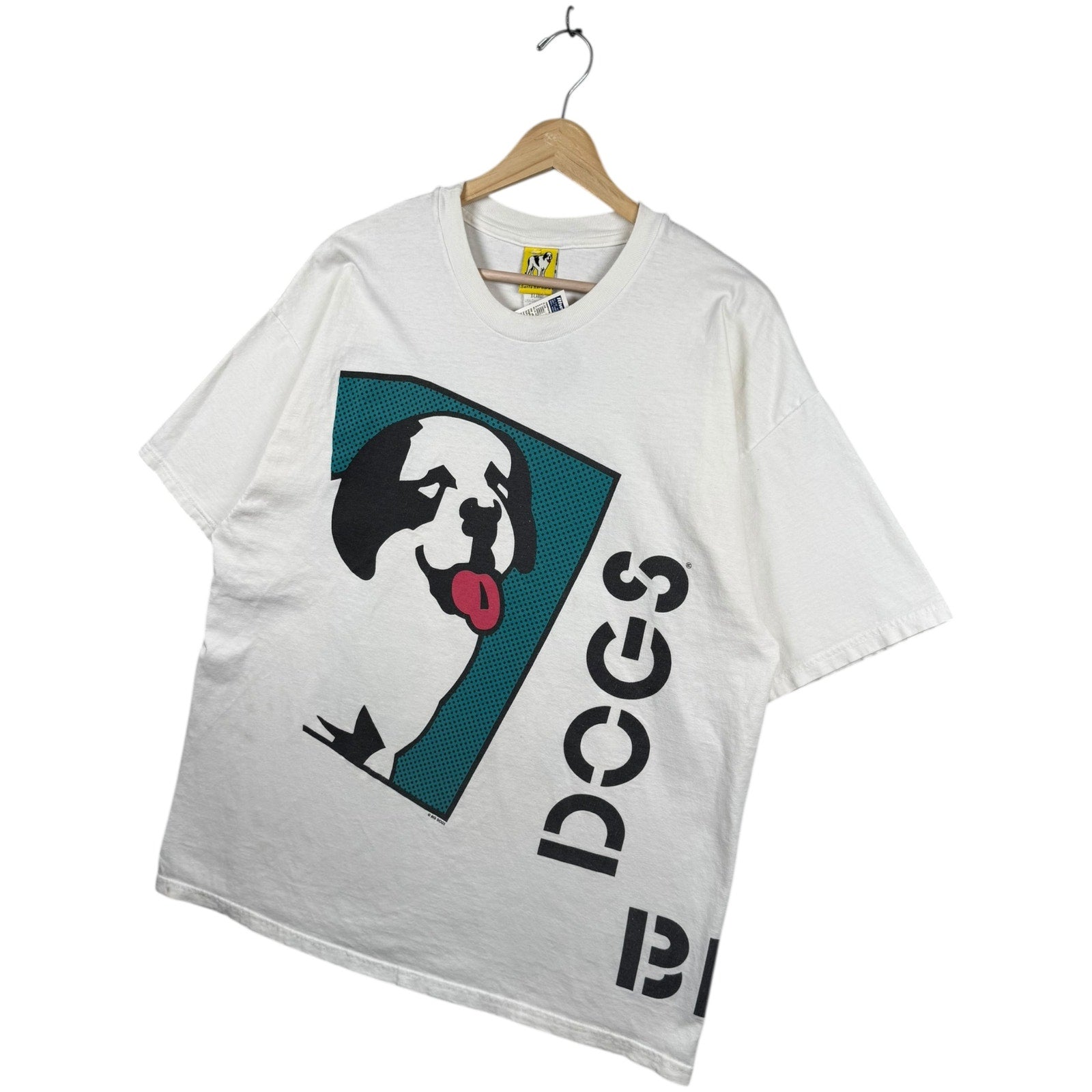 Vintage Big Dogs All Over Graphic T-Shirt