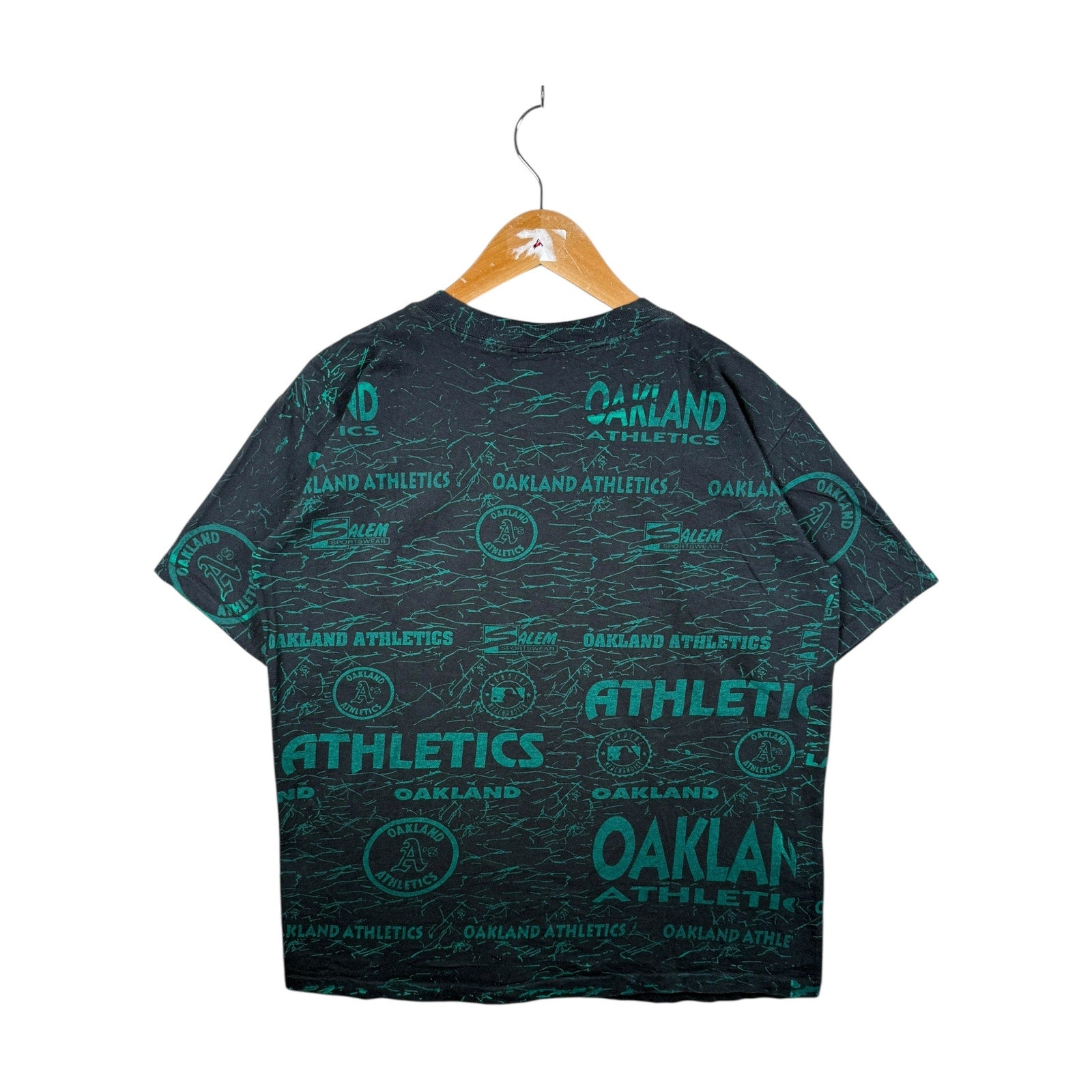 Vintage Oakland Athletics MLB All Over Print Baseball T-Shirt