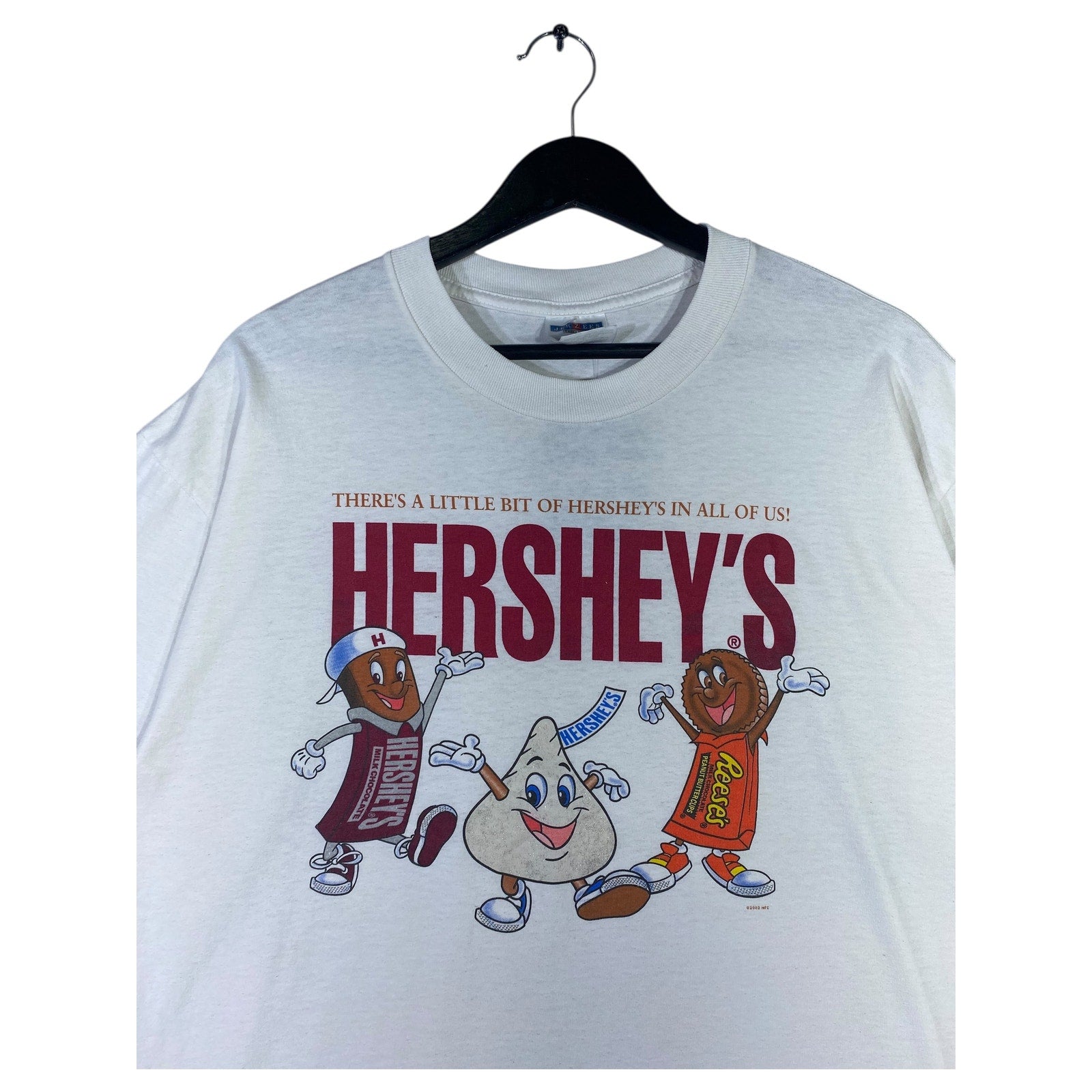 Vintage Hershey's Chocolate Graphic Print T-Shirt