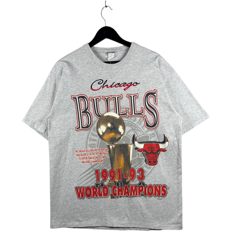 Vintage Chicago Bulls World Champions NBA T-Shirt 91-93