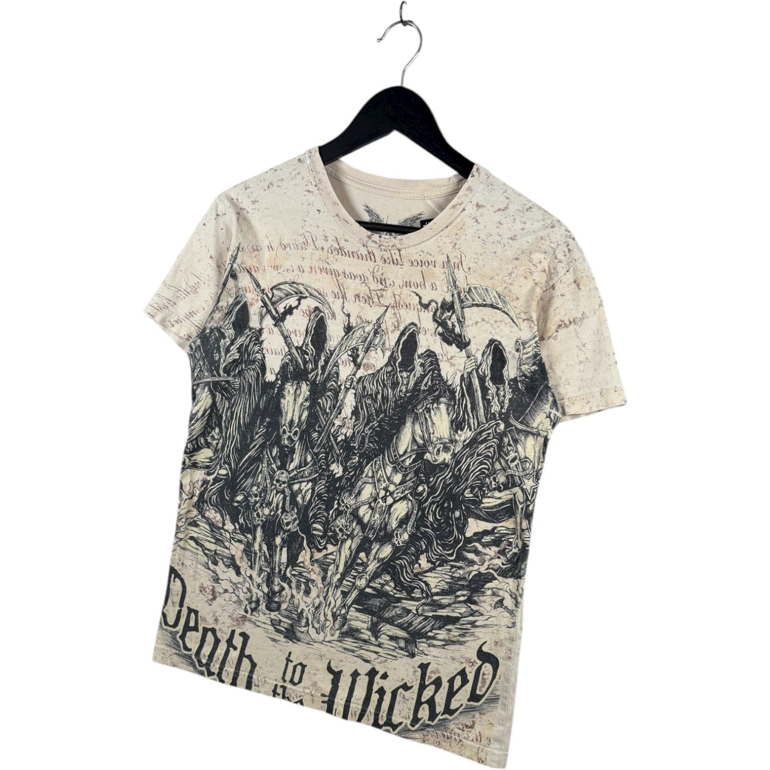 Vintage Death To The Wicked AOP T-Shirt