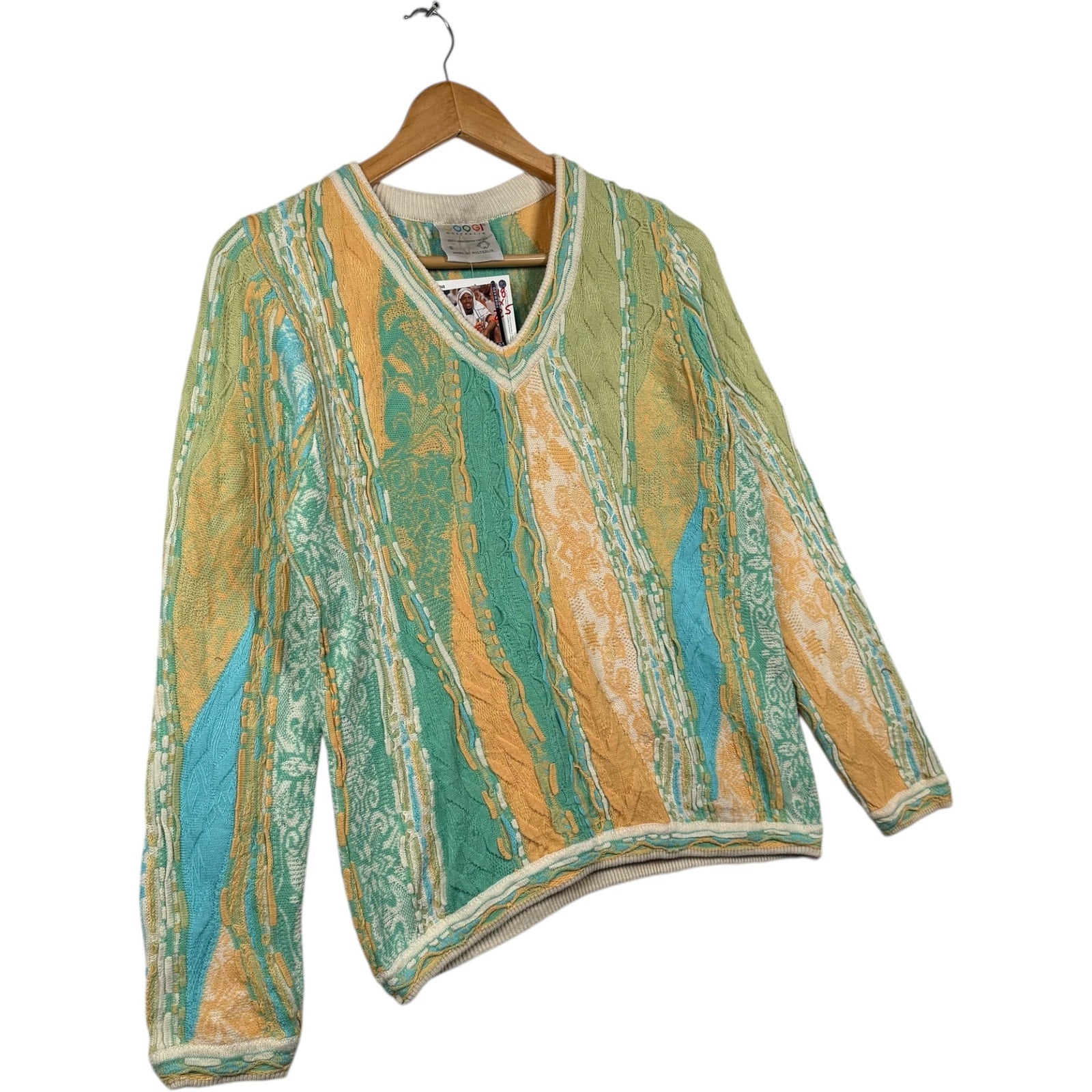 Vintage Coogi 3D Knit Textured Sweater