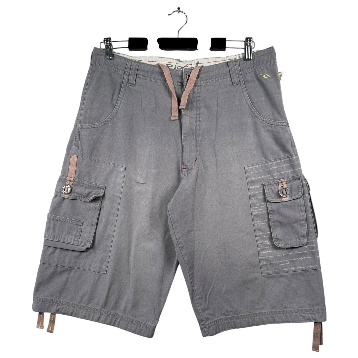 Vintage Ripcurl Logo Embroidered Cargo Shorts 35