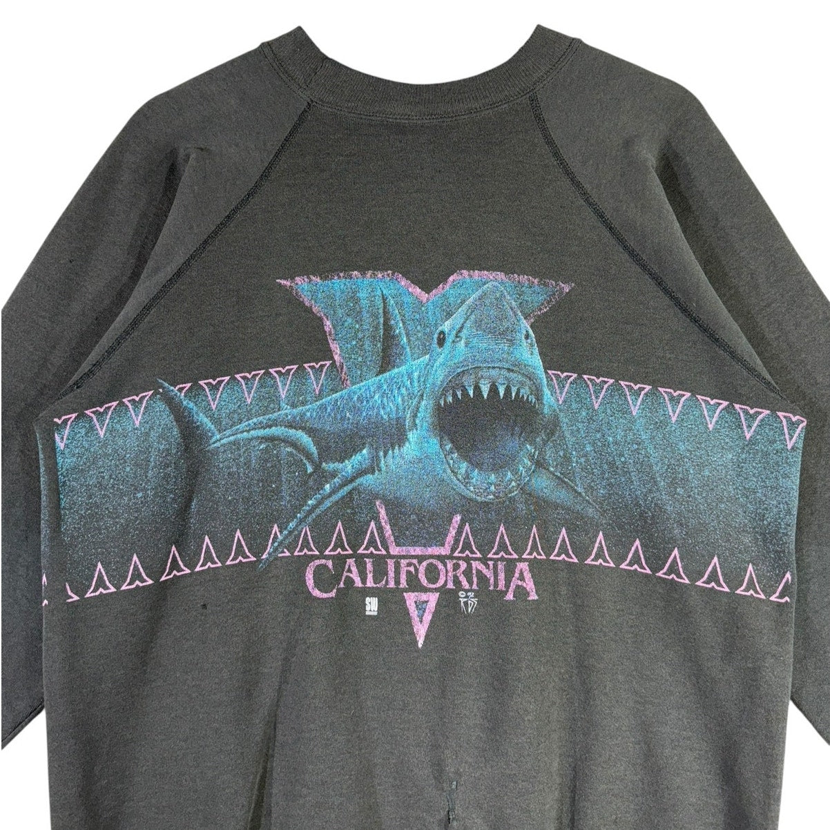 Vintage Imperial Beach California Shark Crewneck