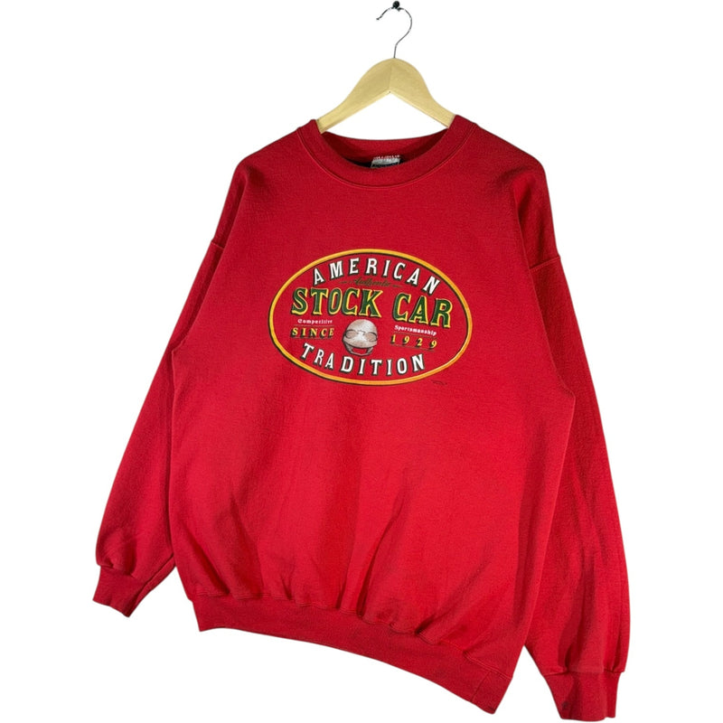 Vintage Stock Car American Tradition Spellout Crewneck