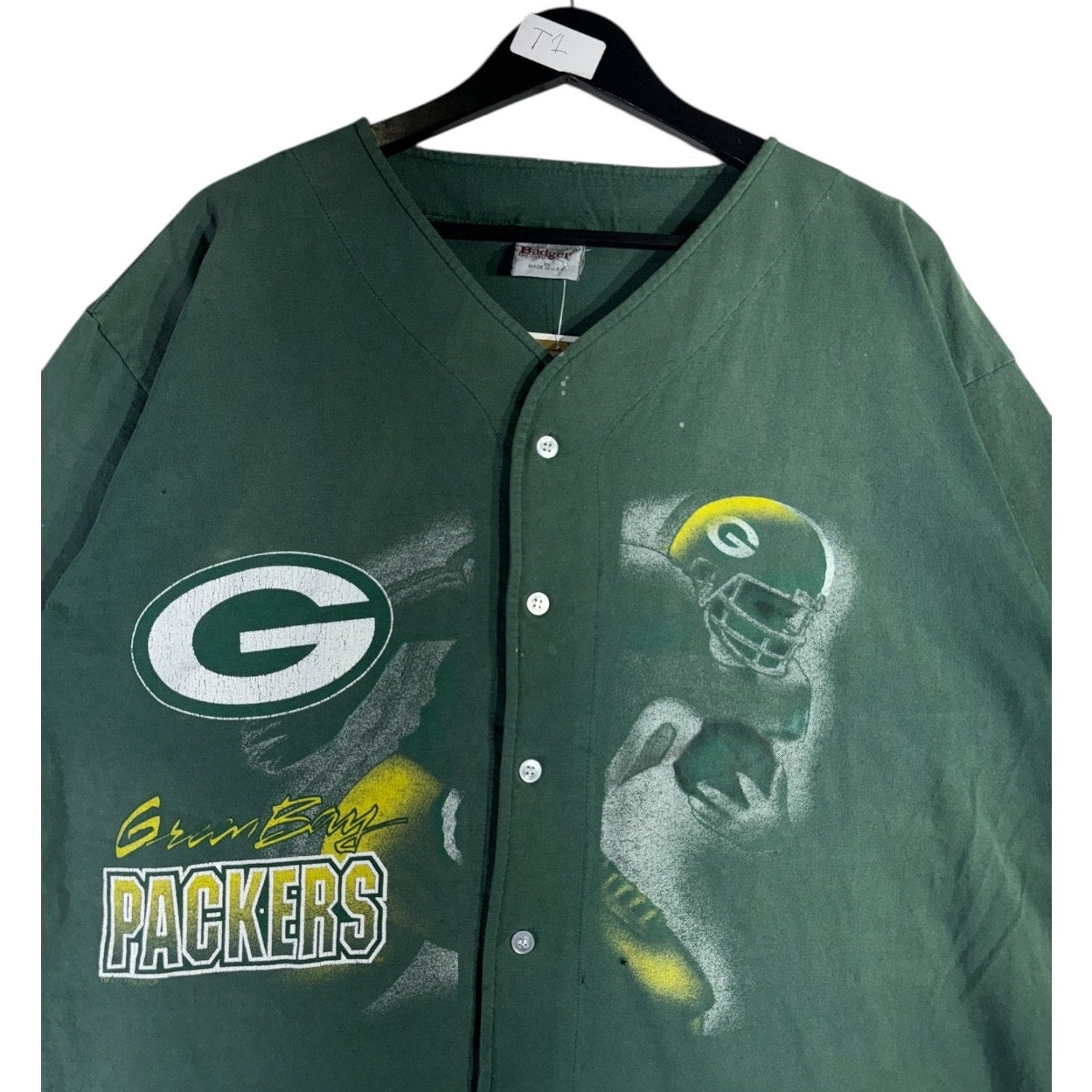 Vintage Green Bay Packers NFL Button-Up Jersey