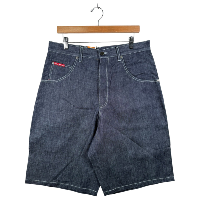 Vintage Delf USA Carpenter Denim Shorts 36