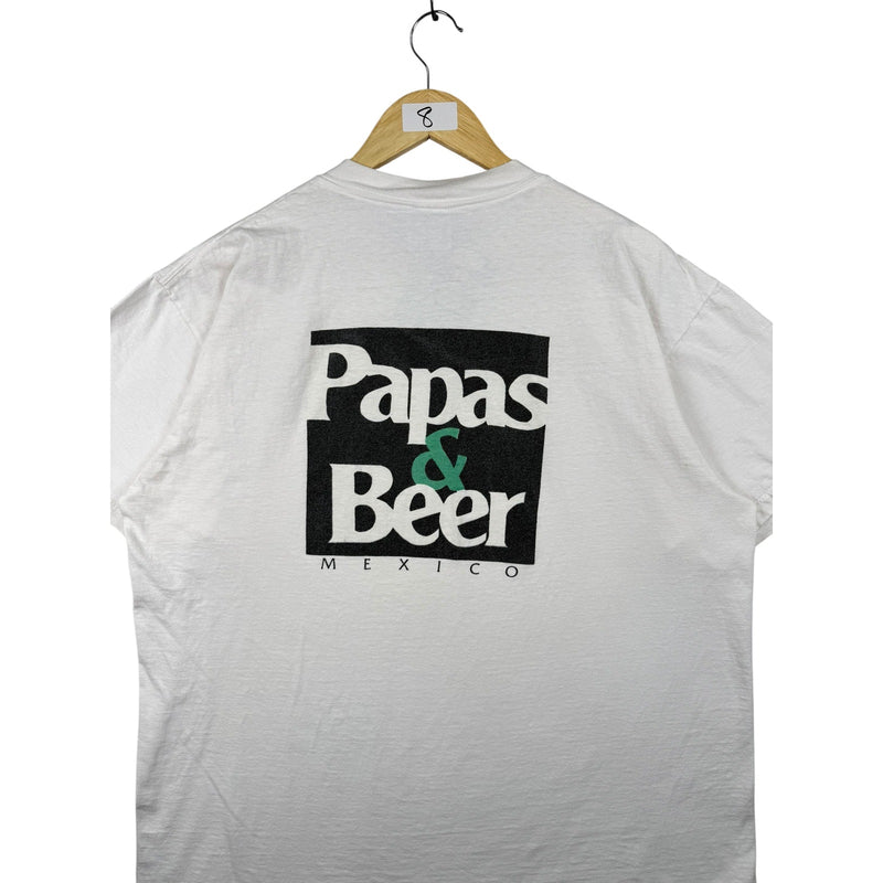 Vintage Oneita Papas & Beer Mexico T-Shirt