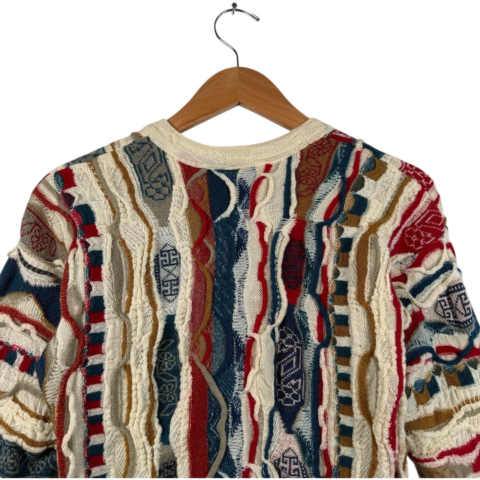 Vintage Coogi 3D Knit Textured Sweater