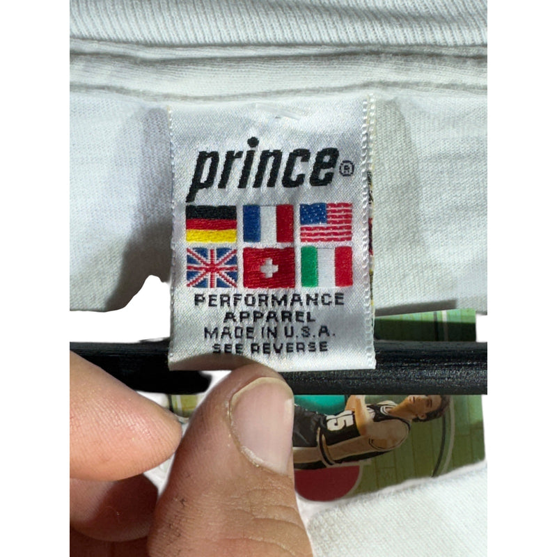 Vintage Prince Axis Racquets & Super Shuttle Tennis T-Shirt