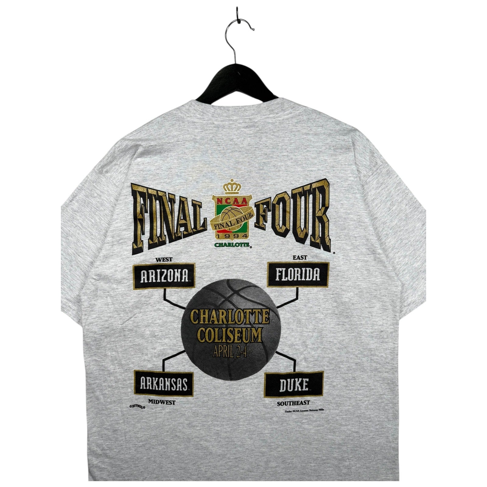 Vintage University Of Florida Gators NCAA Final Four T-Shirt 1994 XL
