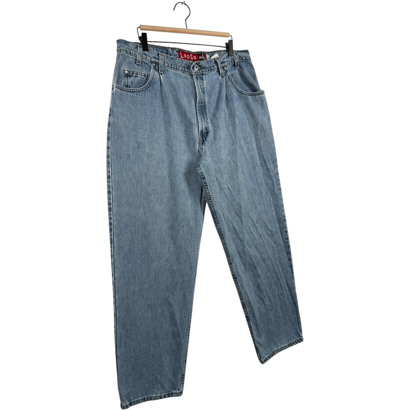 Vintage Levi's Silver Tab Loose Straight Leg Denim Jeans 38x30