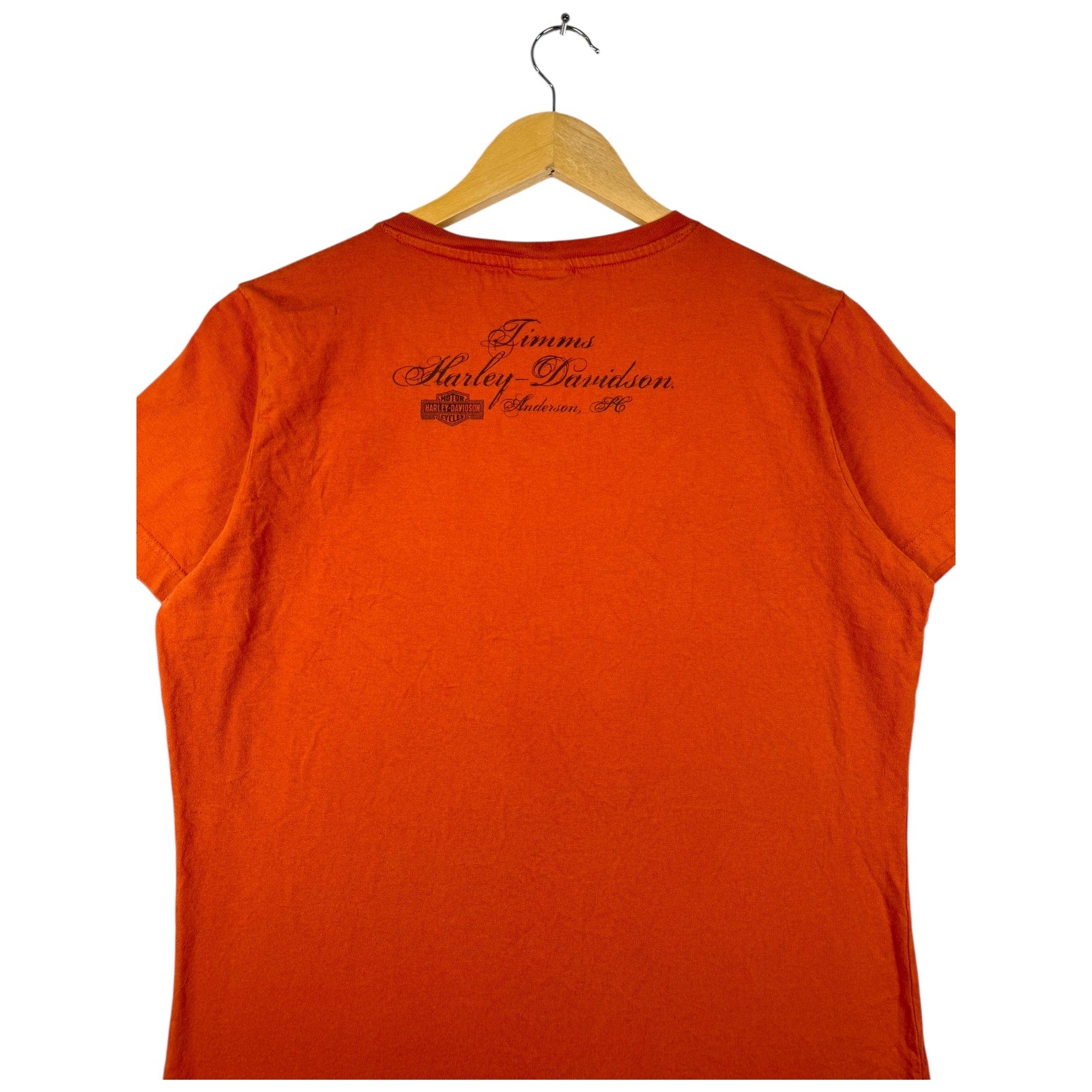 Vintage Harley Davidson Rose Vine Studded Short Sleeve Tee