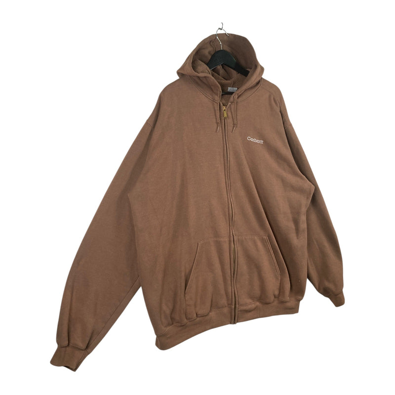 Vintage Carhartt Fleece Lined Full Zip Hoodie