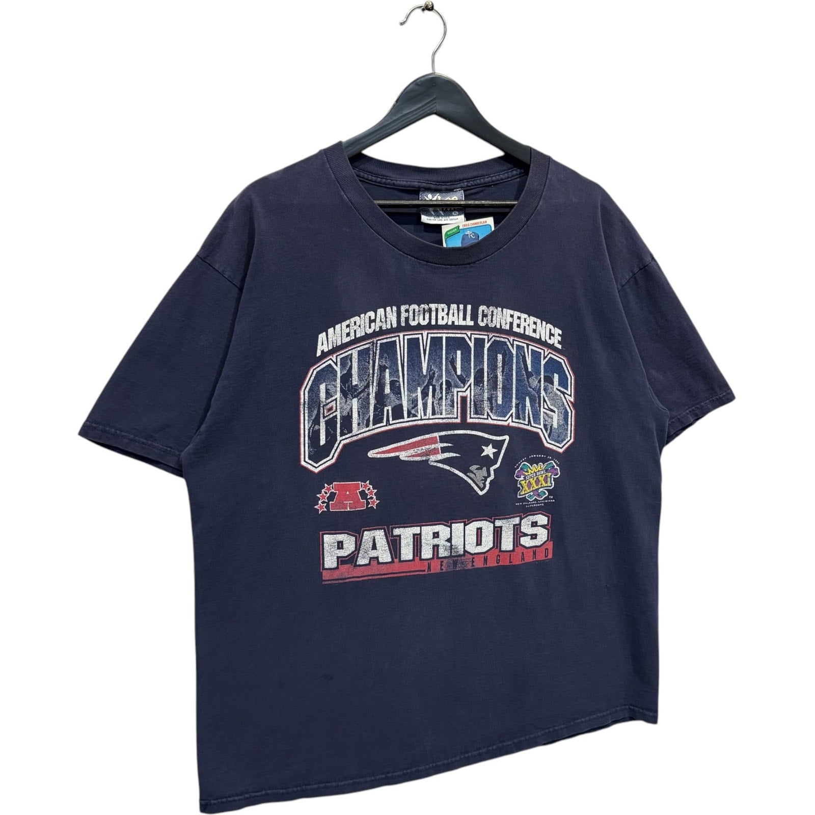 Vintage New England Patriots AFC Champs NFL Tee