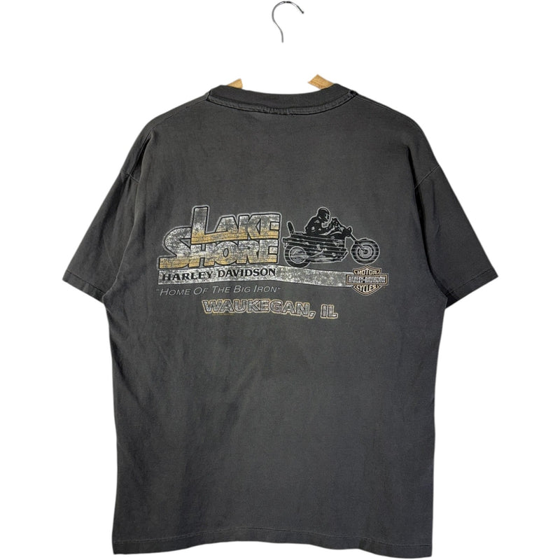 Vintage Harley Davidson Lake Shore Eagle Graphic T-Shirt