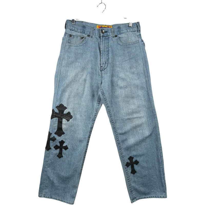 Vintage F.U.S.A.I Straight Leg Denim Jeans 34x30