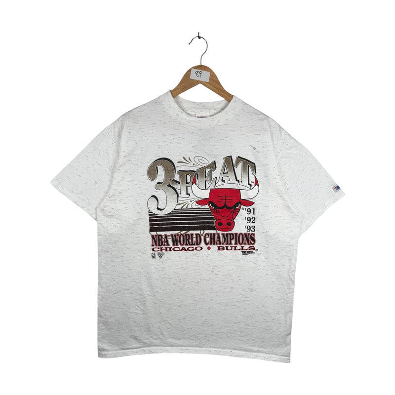 Vintage NBA Chicago Bulls 3 Peat World Champions T-Shirt