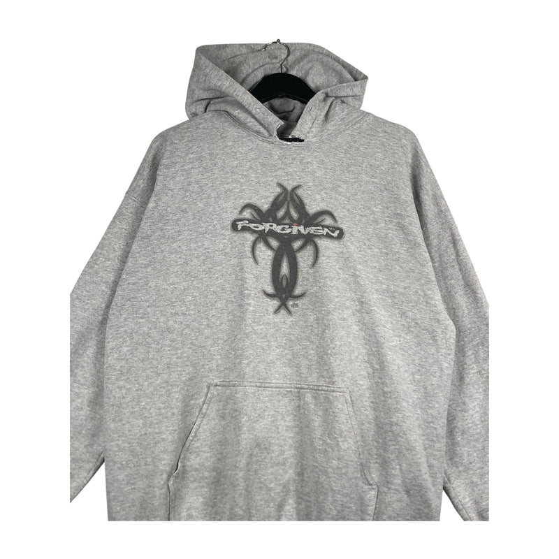 Vintage Gildan Forgiven Graphic Hoodie