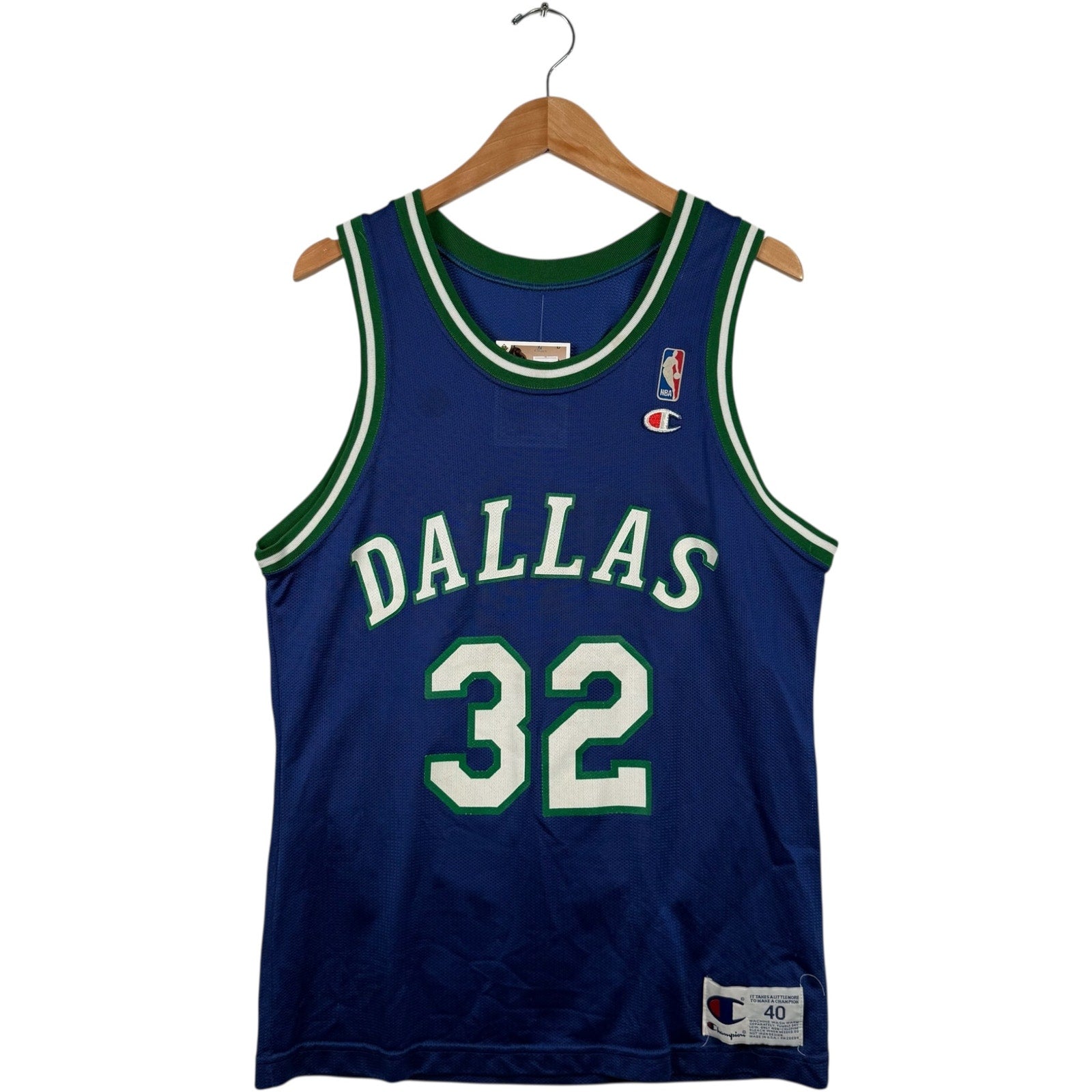 Vintage Dallas Mavericks #32 Jamal Mashburn NBA Jersey