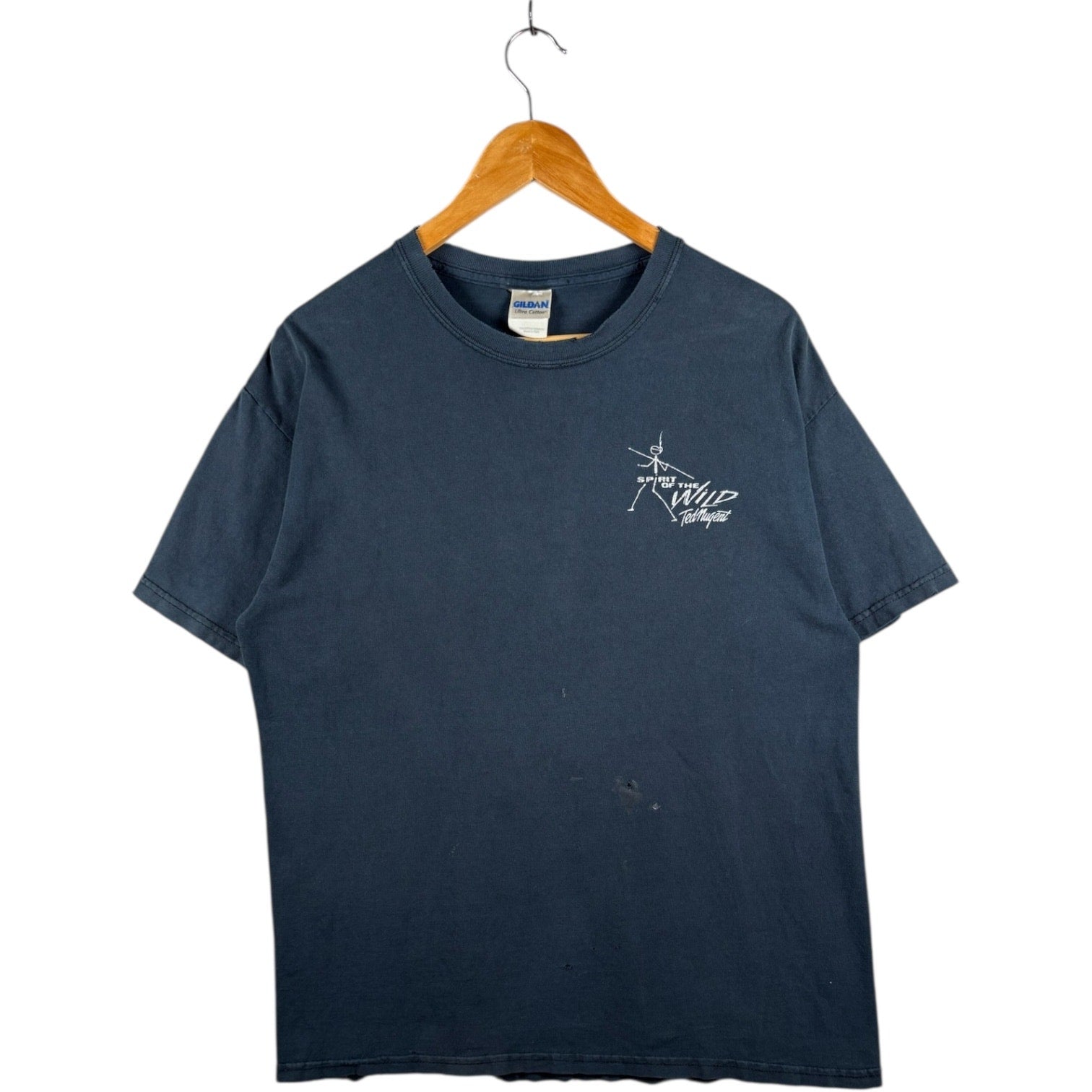 Vintage Ted Nugent I Keep I Bear Graphic Print T-Shirt