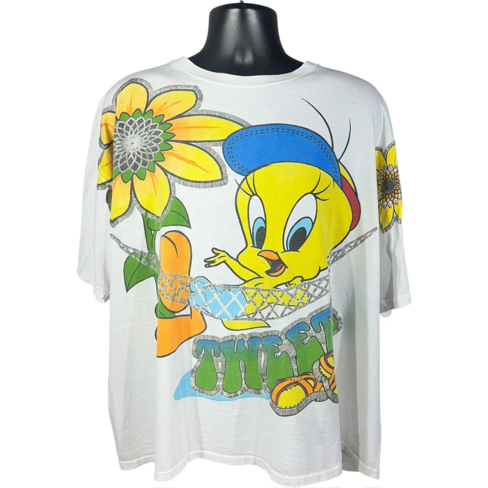 Vintage Looney Tunes Tweety Bird Jumbo Print Tee