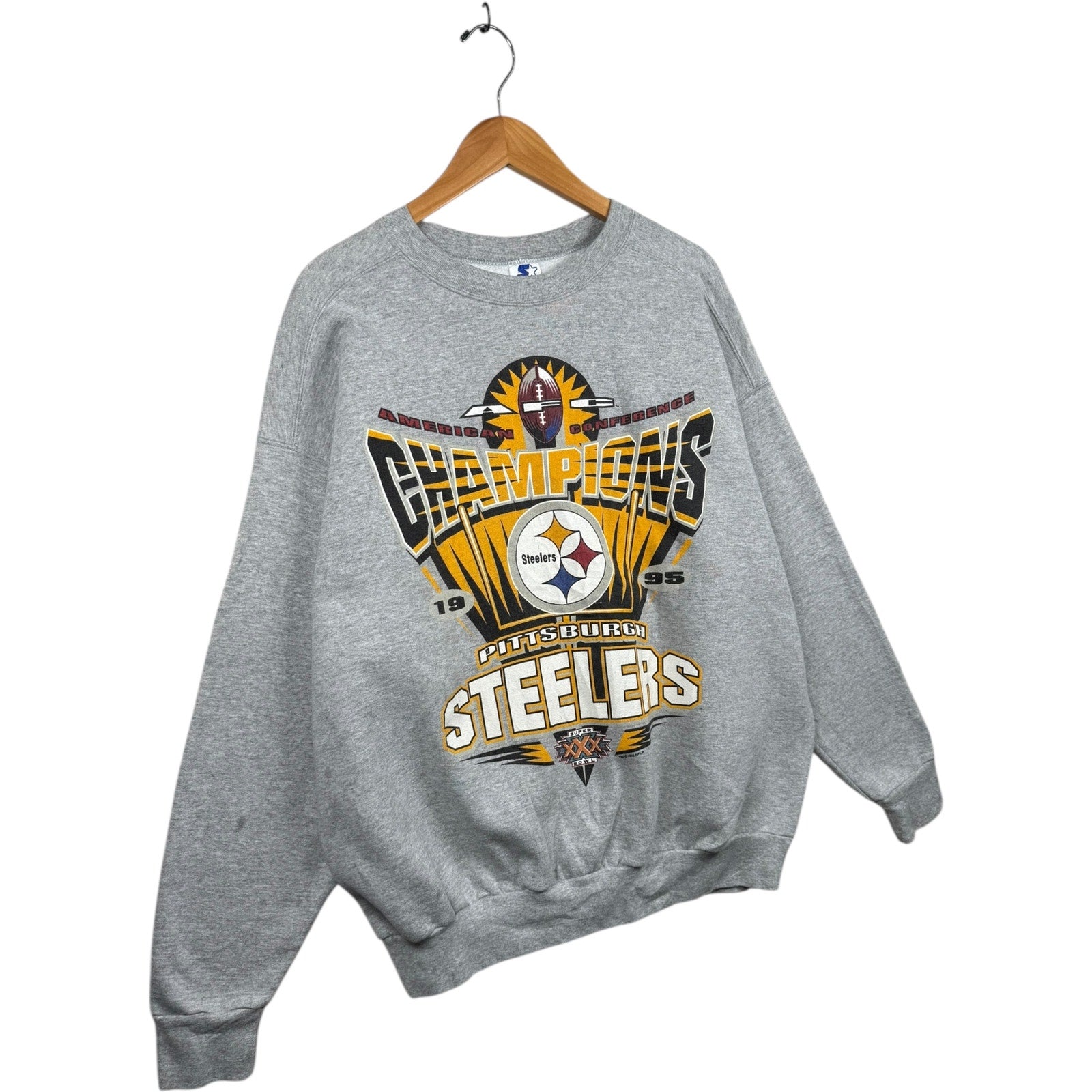 Vintage Pittsburgh Steelers NFL Champions 1995 Crewneck