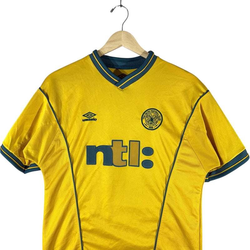 Vintage Umbro Celtic Henrik Larsson #7 Away Soccer Jersey