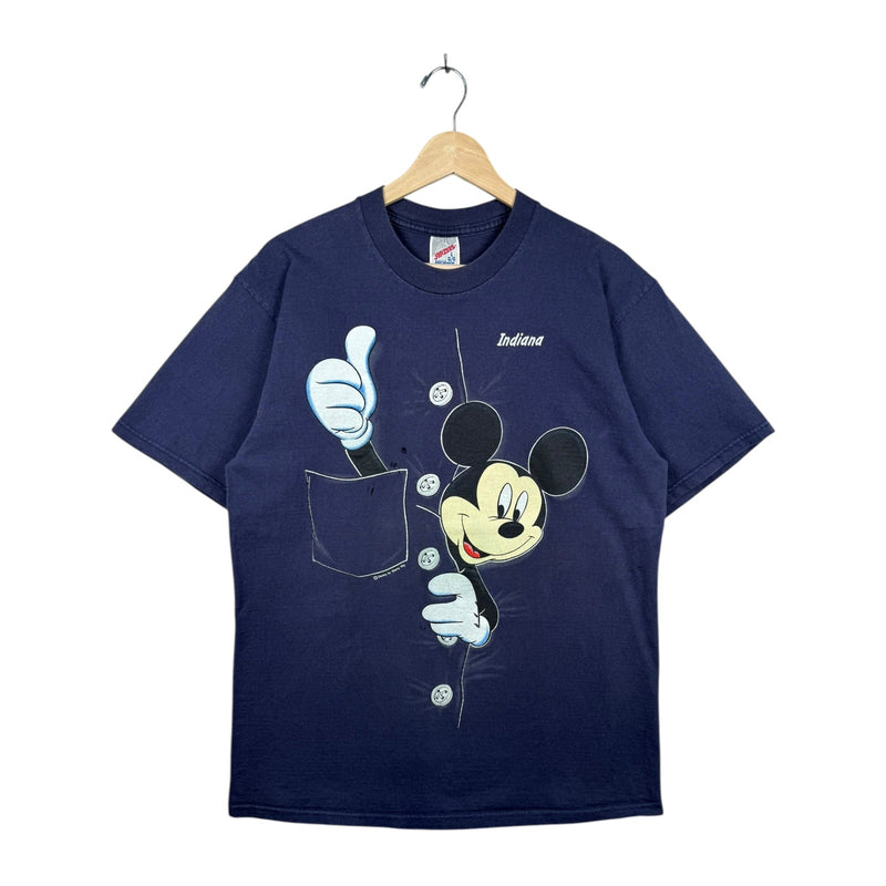 Vintage Mickey Mouse Shirt Print Indiana T-Shirt