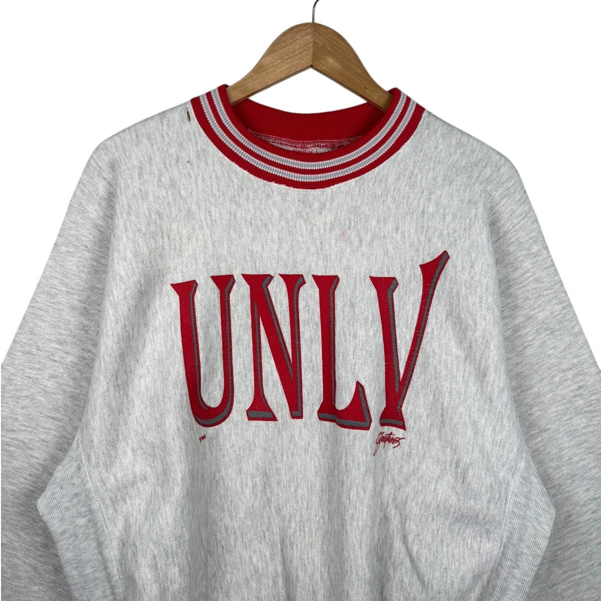 Vintage UNLV Striped 90s Style Crewneck