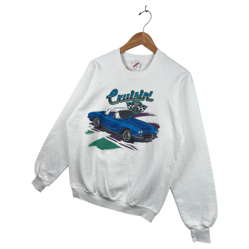 Vintage Cruisin’ Classic Corvette Car Crewneck