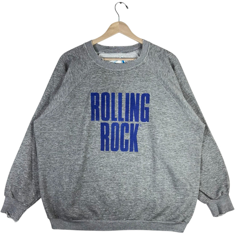 Vintage Rolling Rock Spellout Beer Crewneck