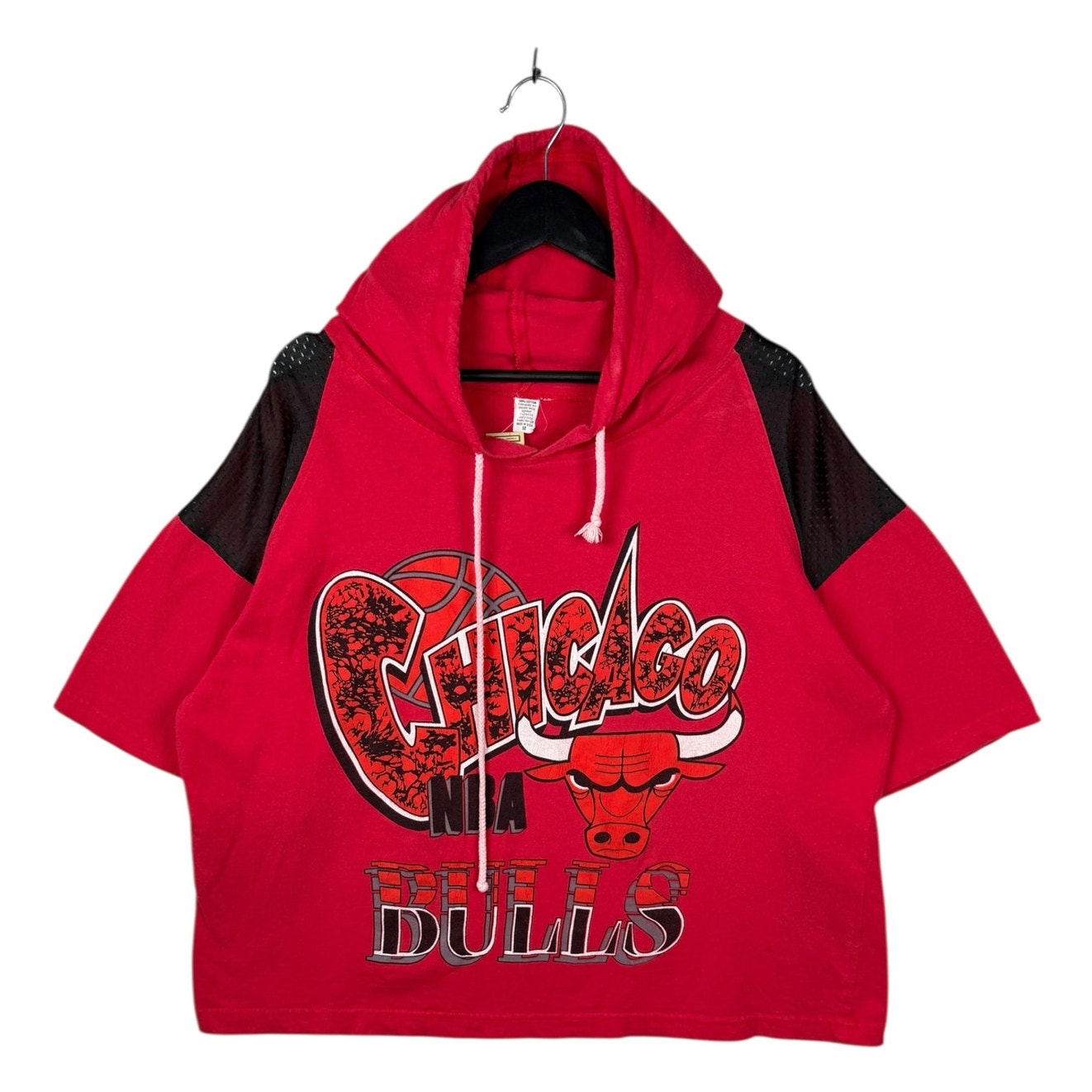 Vintage Chicago Bulls Cropped NBA Hoodie