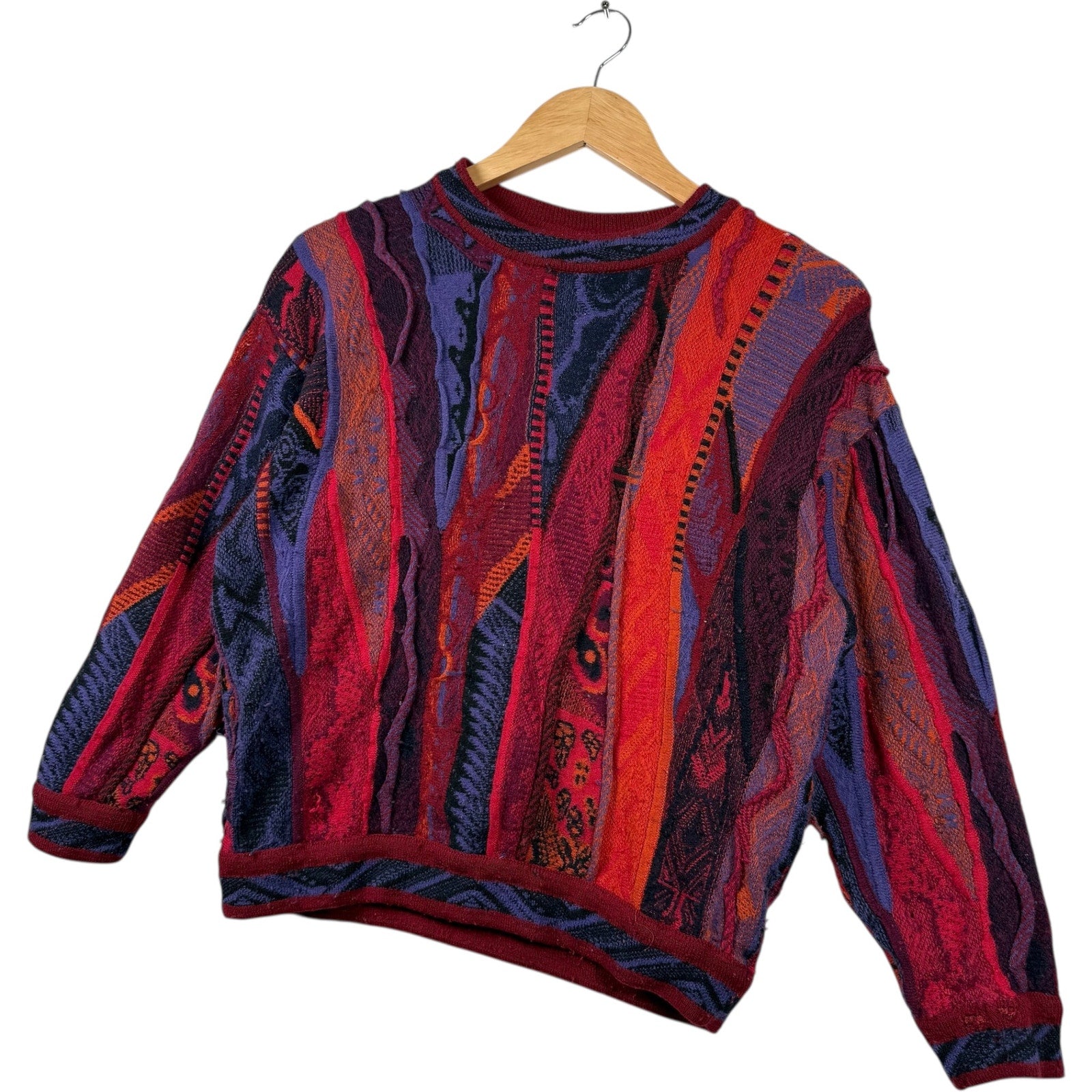 Vintage Coogi 3D Knit Textured Sweater