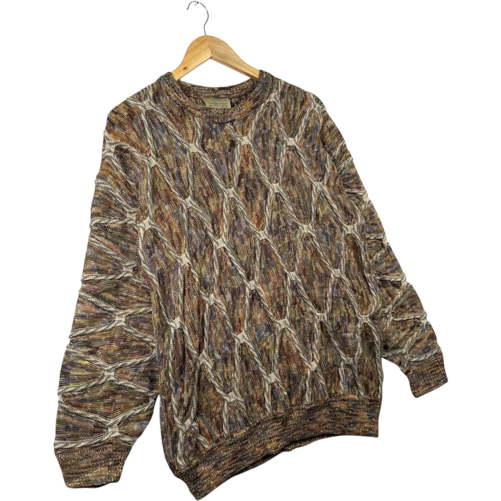 Vintage Coogi 3D Knit Textured Sweater