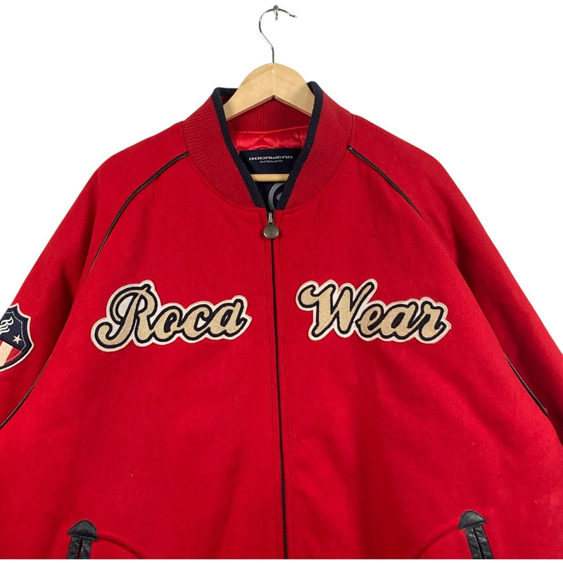 Vintage Rocawear Spellout Bomber Jacket