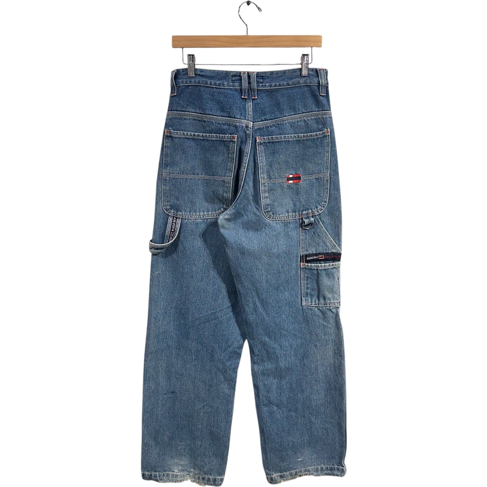 Vintage Bugle Boy Denim Carpenter Pants 30 x 32