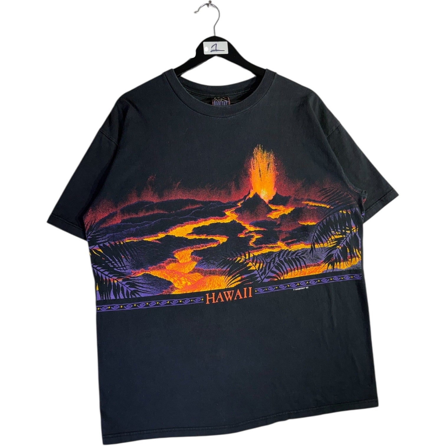 Vintage Hawaii Volcano Lava Graphic T-Shirt