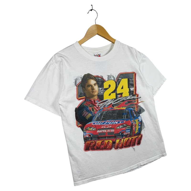 Vintage NASCAR Jeff Gordon #24 Red Hot Racing T-Shirt