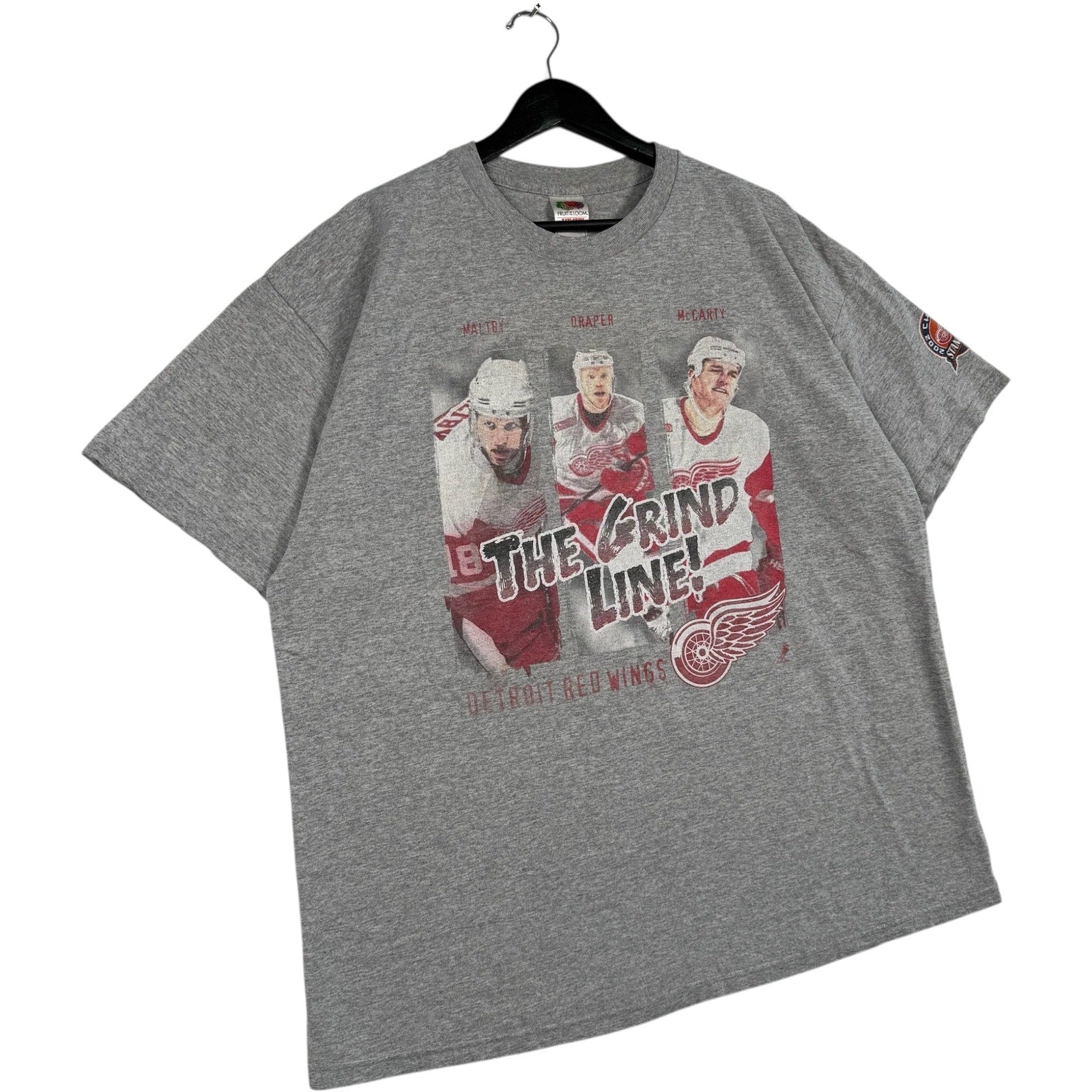 Vintage Detroit Redwings "The Grind Line" Tee
