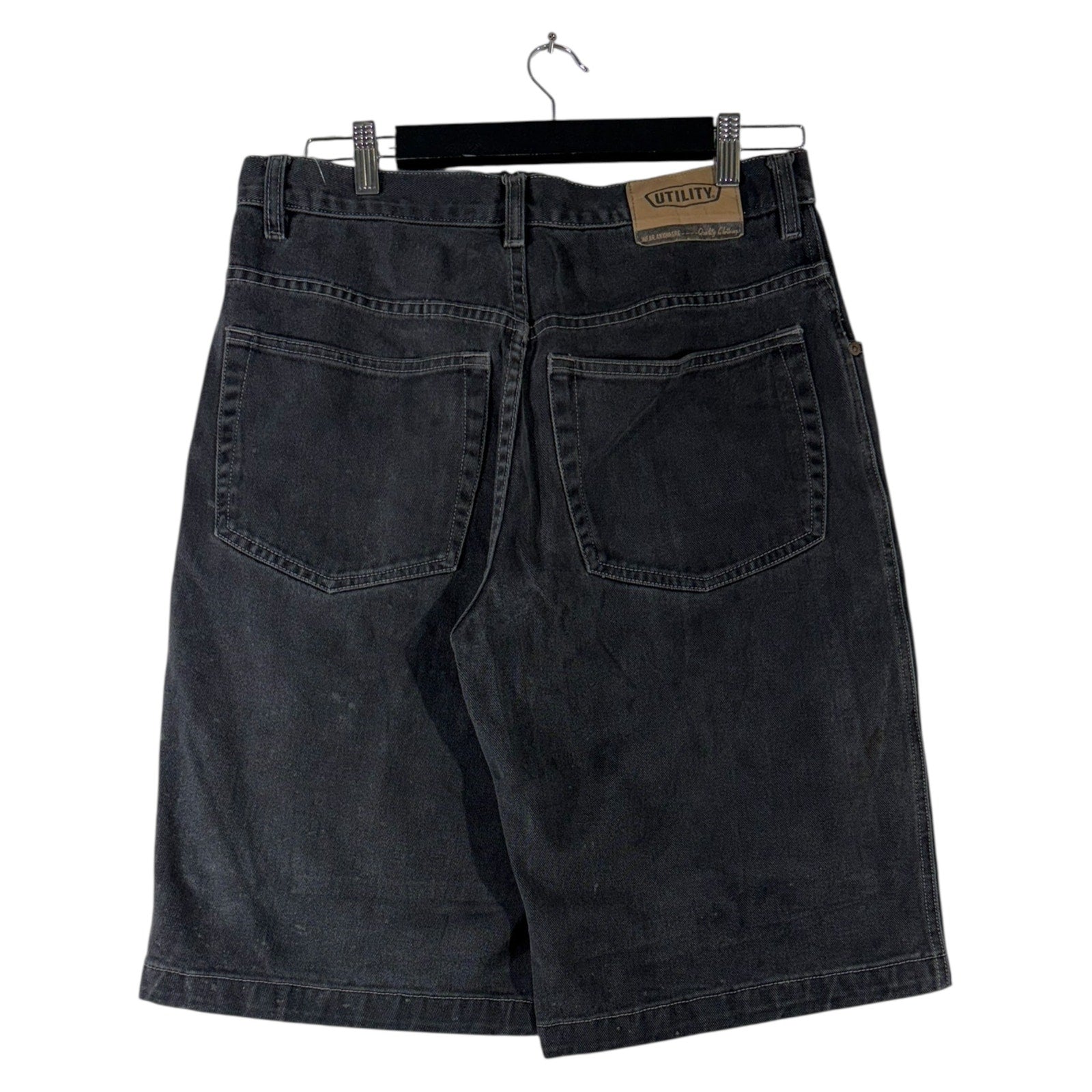 Y2K Utility Quality Clothing Denim Shorts 34x12