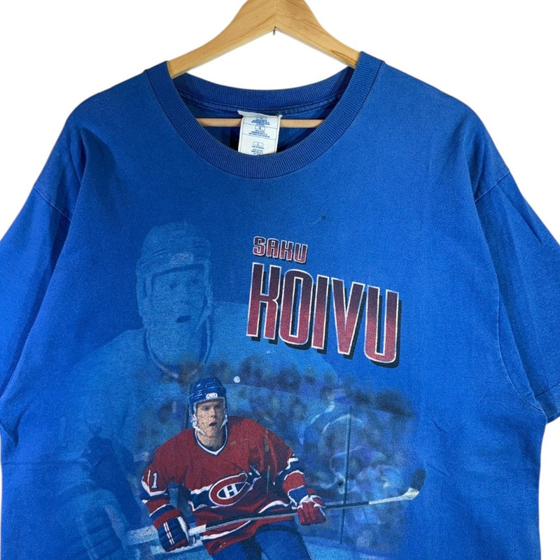 Vintage Montreal Canadiens Saku Koivu NHL T-Shirt