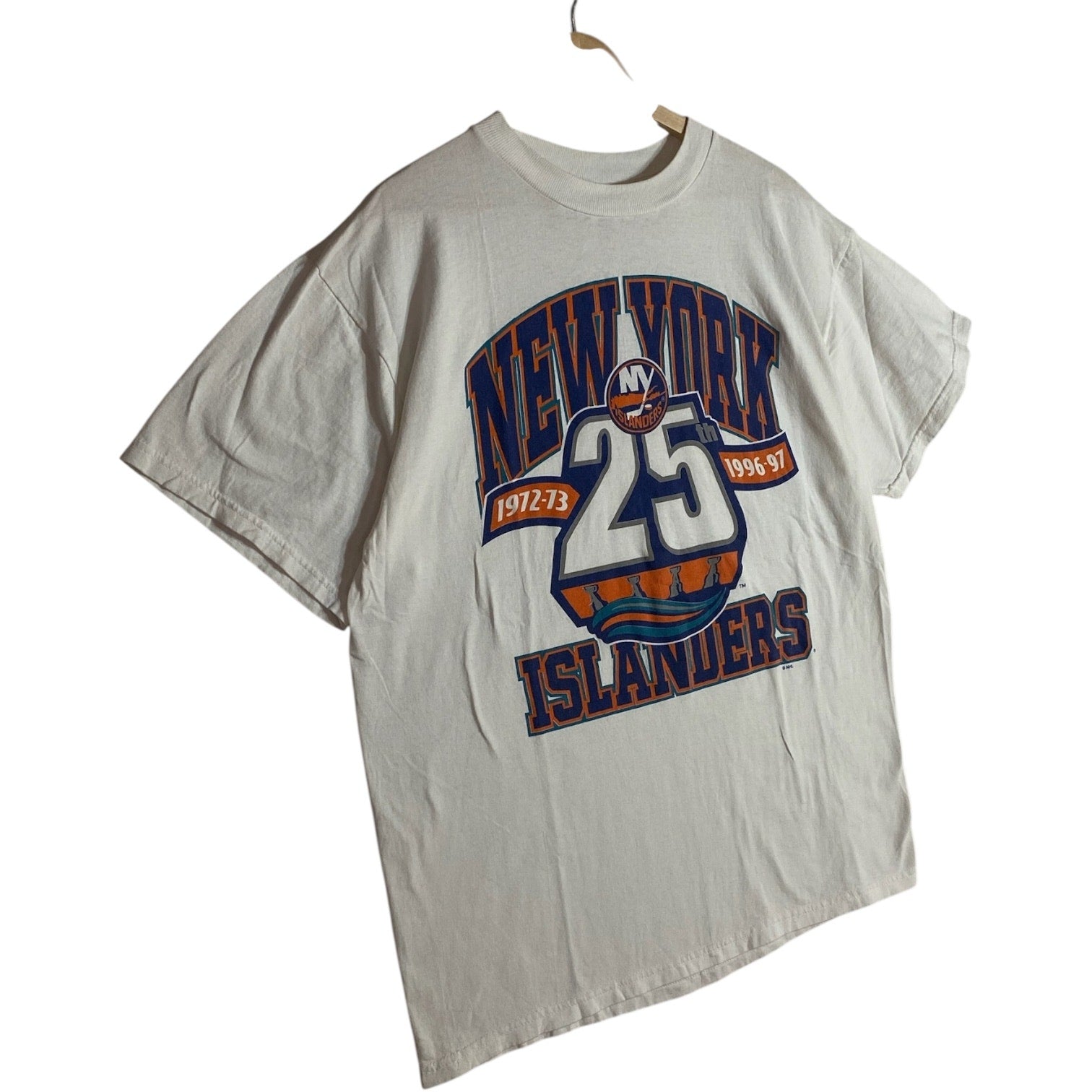 Vintage New York Islanders 25th Anniv NHL T-Shirt