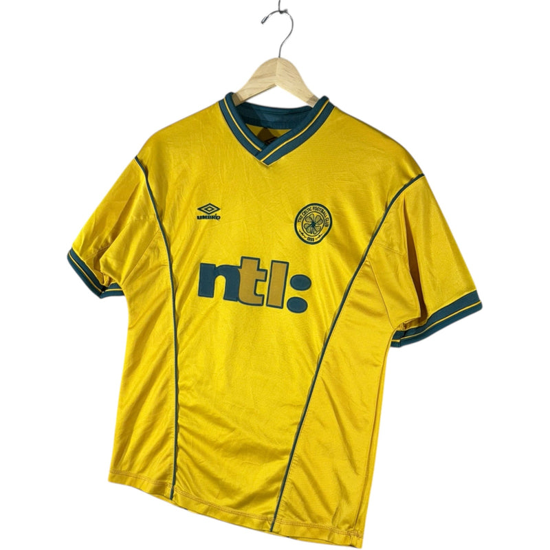 Vintage Umbro Celtic Henrik Larsson #7 Away Soccer Jersey