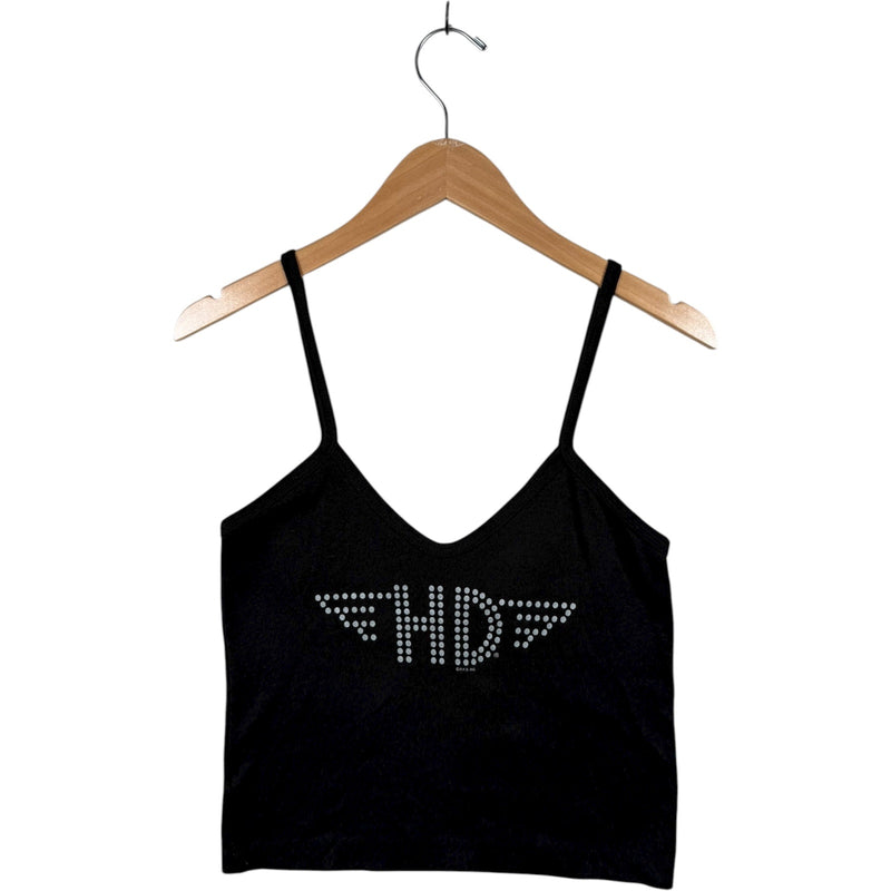 Vintage Harley Davidson Rhinestone Cami Tank Top Women's Tank Top