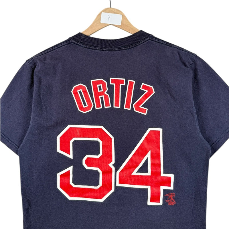 Vintage Majestic Red Sox Ortiz #34 MLB T-Shirt