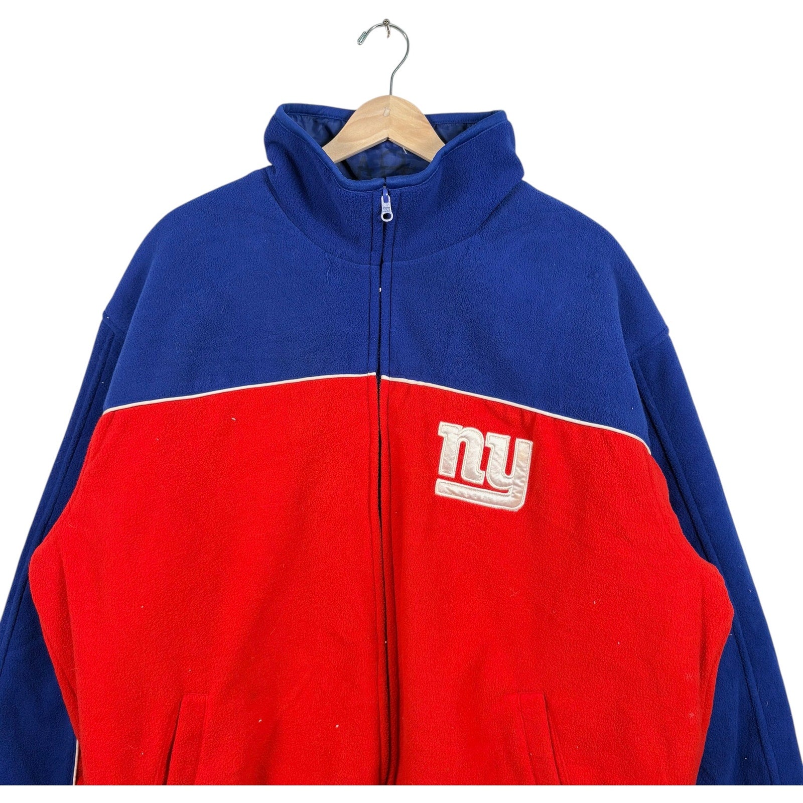 Vintage NFL New York Giants Spellout Puffer Jacket