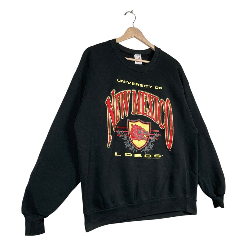 Vintage University Of New mexico Crest Logo Crewneck 90s