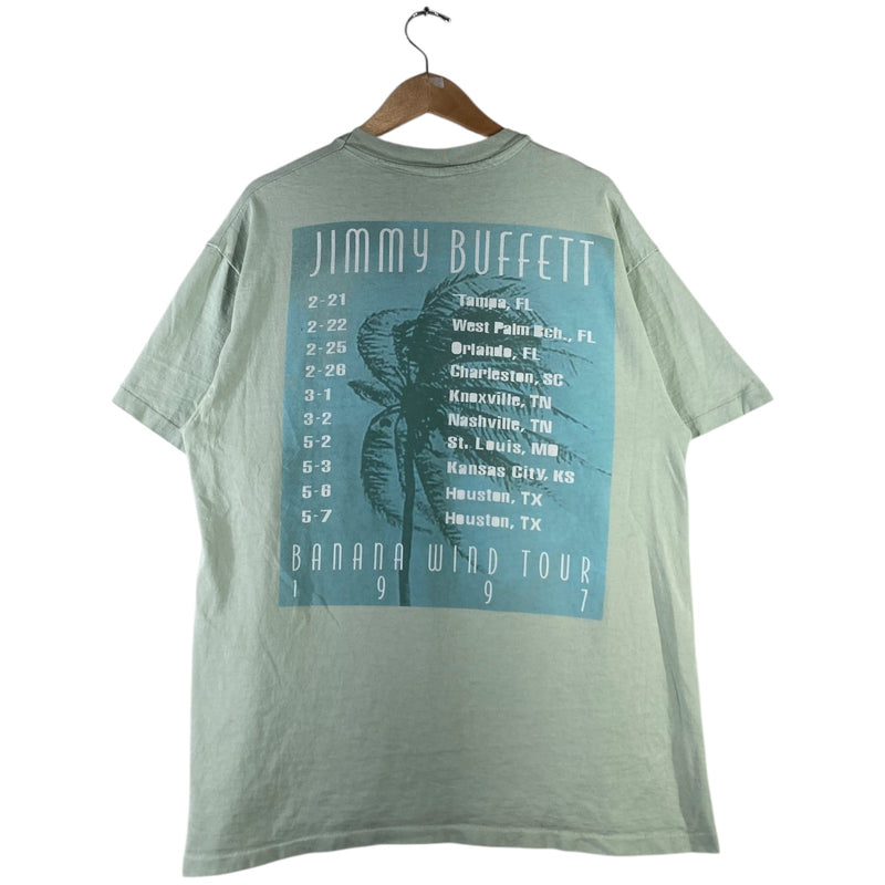 Vintage Anvil Jimmy Buffett Banana Wind Graphic T-Shirt